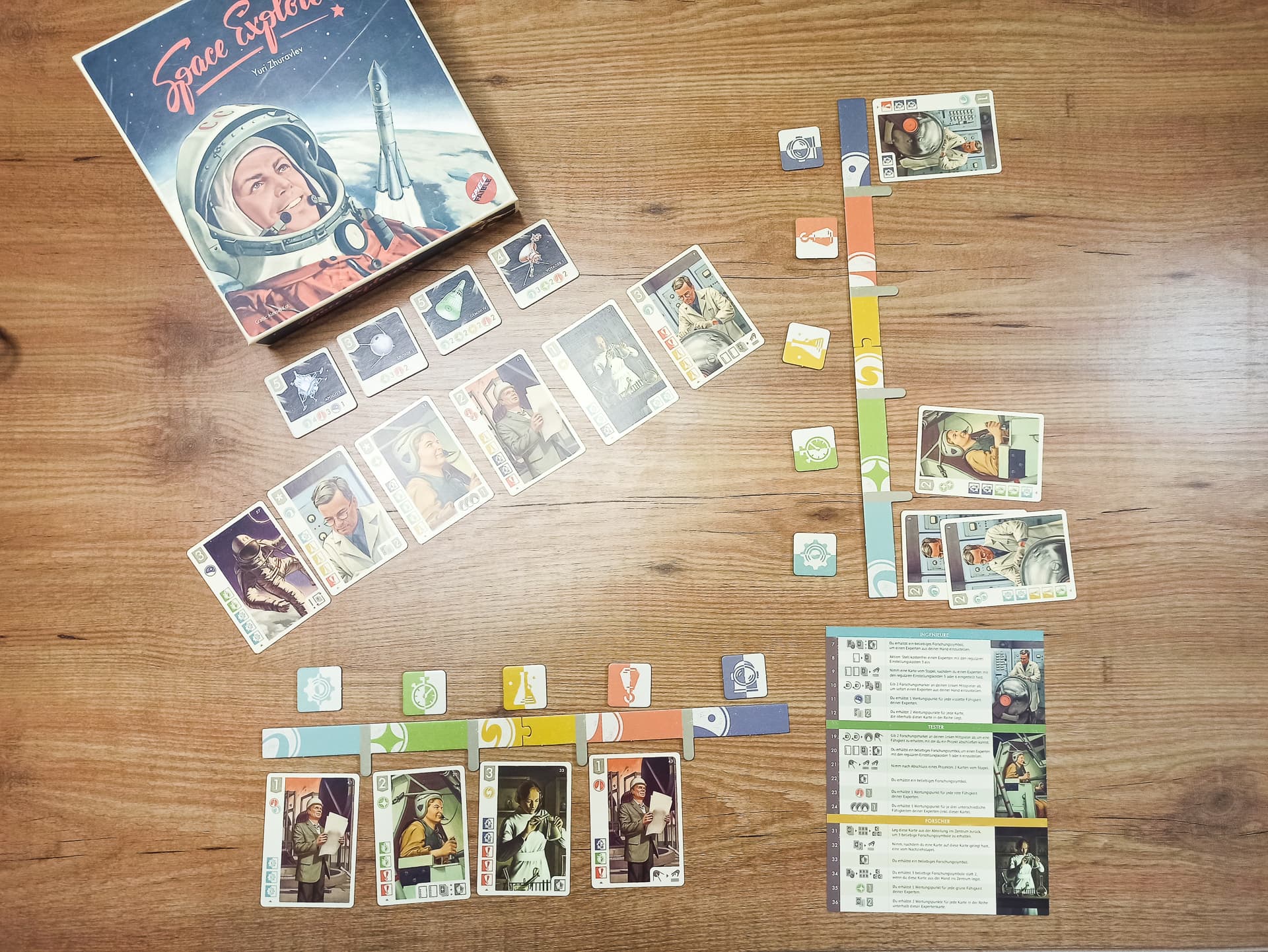 Spielplan Space Explorers
